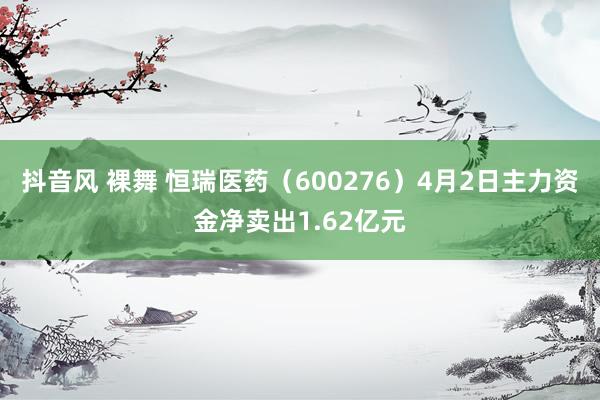 抖音风 裸舞 恒瑞医药（600276）4月2日主力资金净卖出1.62亿元